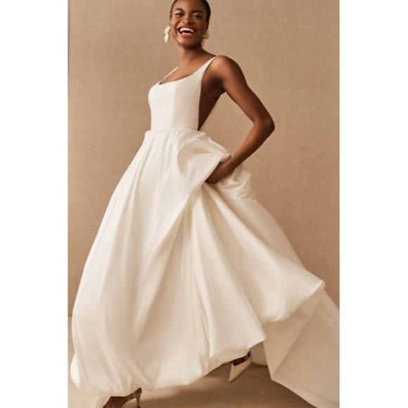 Jenny Yoo Lawrence Wedding Gown Size 10 - Picture 8 of 12